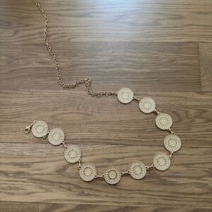 Gold Disc Link Belt - Women belts